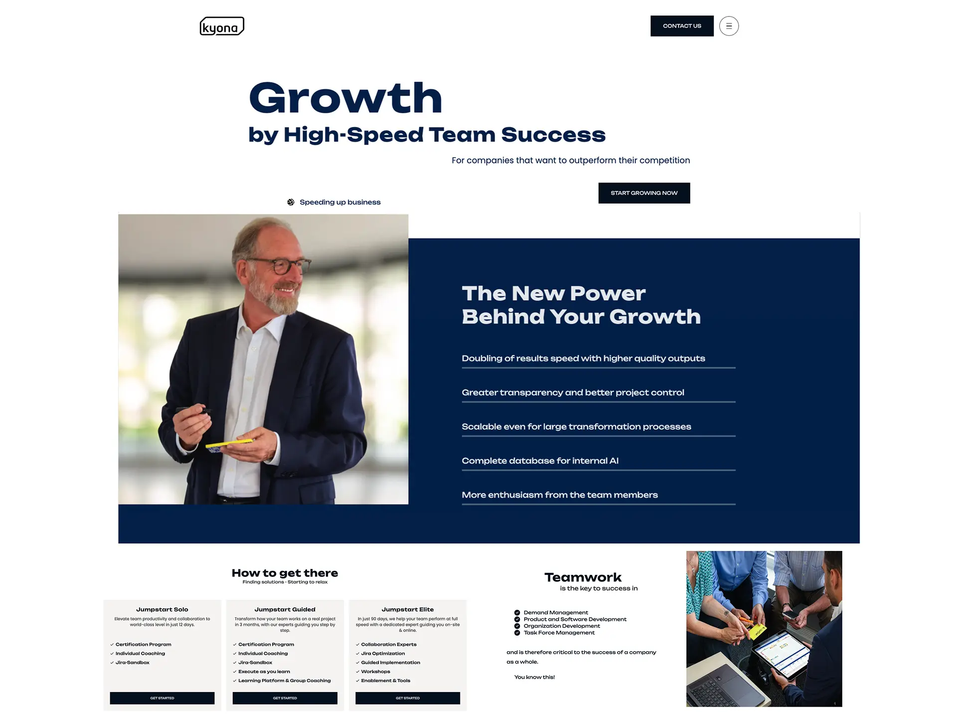 kyona Group - Corporate Website